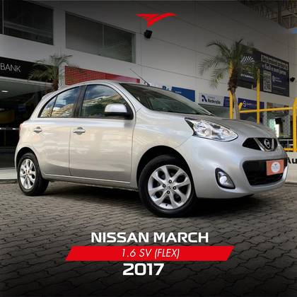 NISSAN MARCH 1.6 SV 16V FLEX 4P MANUAL